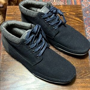 Navy and Gray Casual Shoes